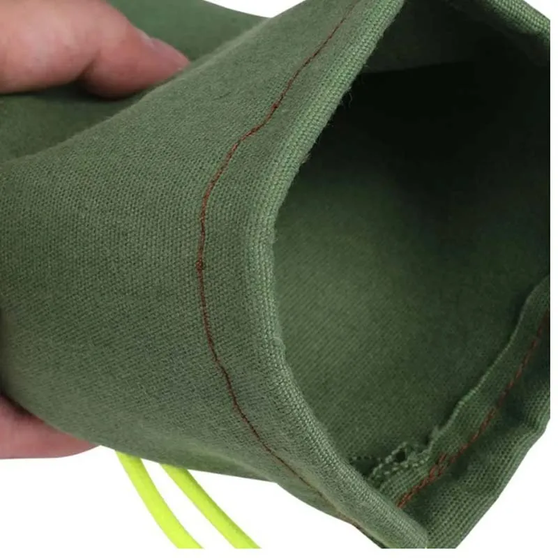 Sandbag Water Barrier Thickened Green Canvas Sand Bags for Flooding Garage Flood Protection Barriers Flexible Flood Protection