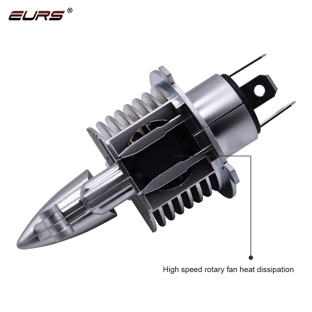 Fighter Foco H4 Led Bulbs Car/motorcycle Headlight 72W 3000K 4300K LED 6000K Super Led H4 Car headlight Bulbs lampada 8000LM