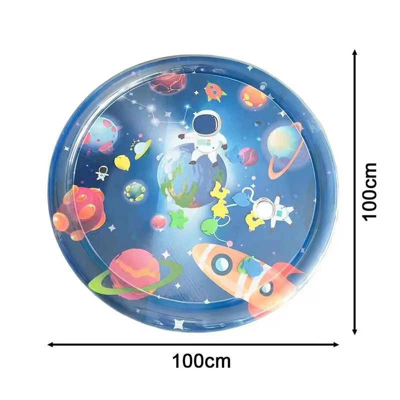 Summer Soft Pet Dog Cooling Sensory Gym Whale Cute Cartoon Kid Activity Inflatable Tummy Time Water Sensor Play Mat For Baby Cat