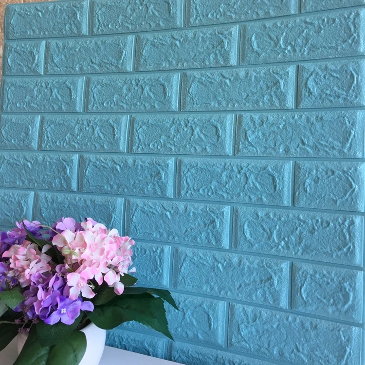 decorative wall panel self adhesive 3d foam brick wallpaper
