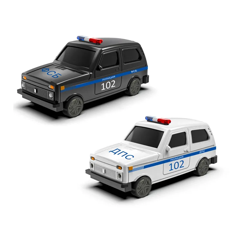 New Simulation Car City Service Vehicle Plastic Ambulance police car  Toy Die Cast Car for Kids