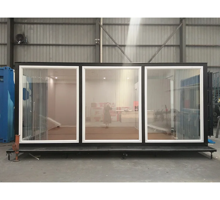 Prefabricated container houses, car exhibition boxes container house