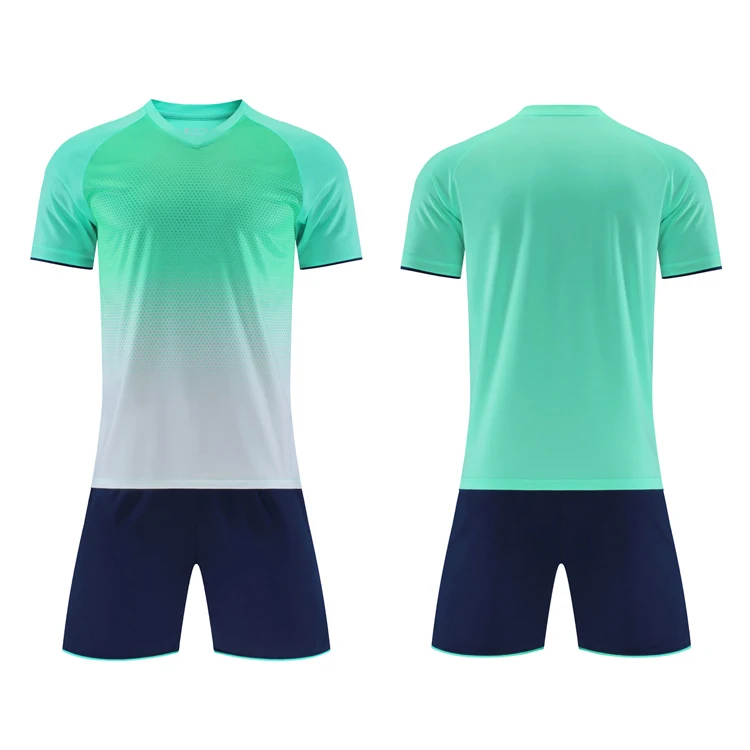 Hot Sale 2022/23 New Season Soccer Wear Kits High Quality Football Uniform Custom 100% Polyester Red And White Soccer Jersey