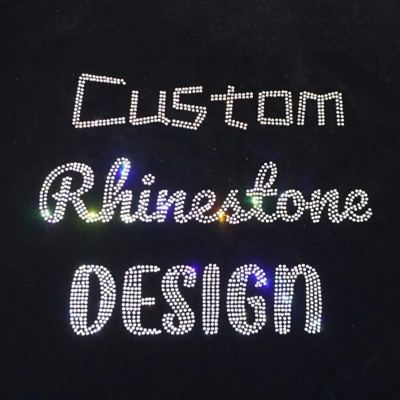 Free sample Lion leopard design stone rhinestone transfer paper strass diamond motif iron on transfer for t shirt