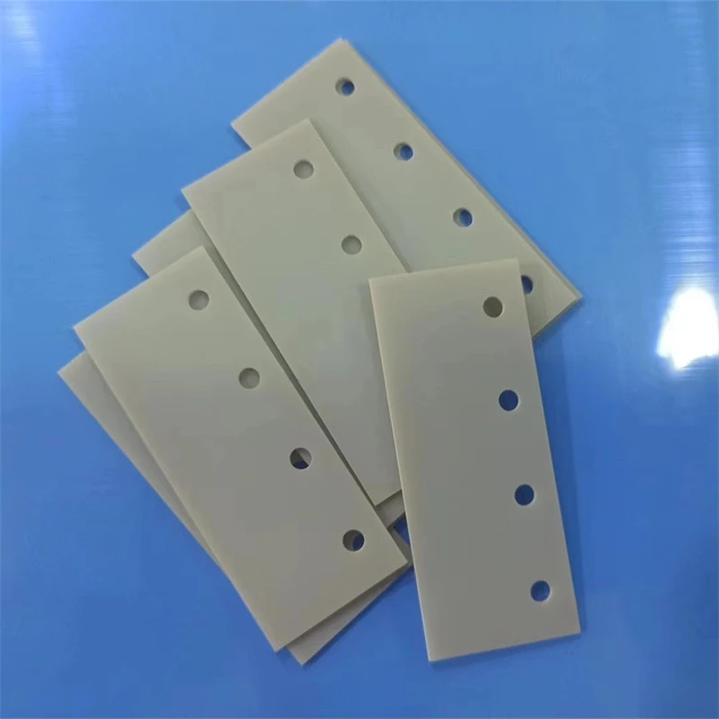 High purity Electrical Insulating AlN Aluminum Nitride Ceramic Plate / Sheet / Substrate / Disc / Wafer / Block