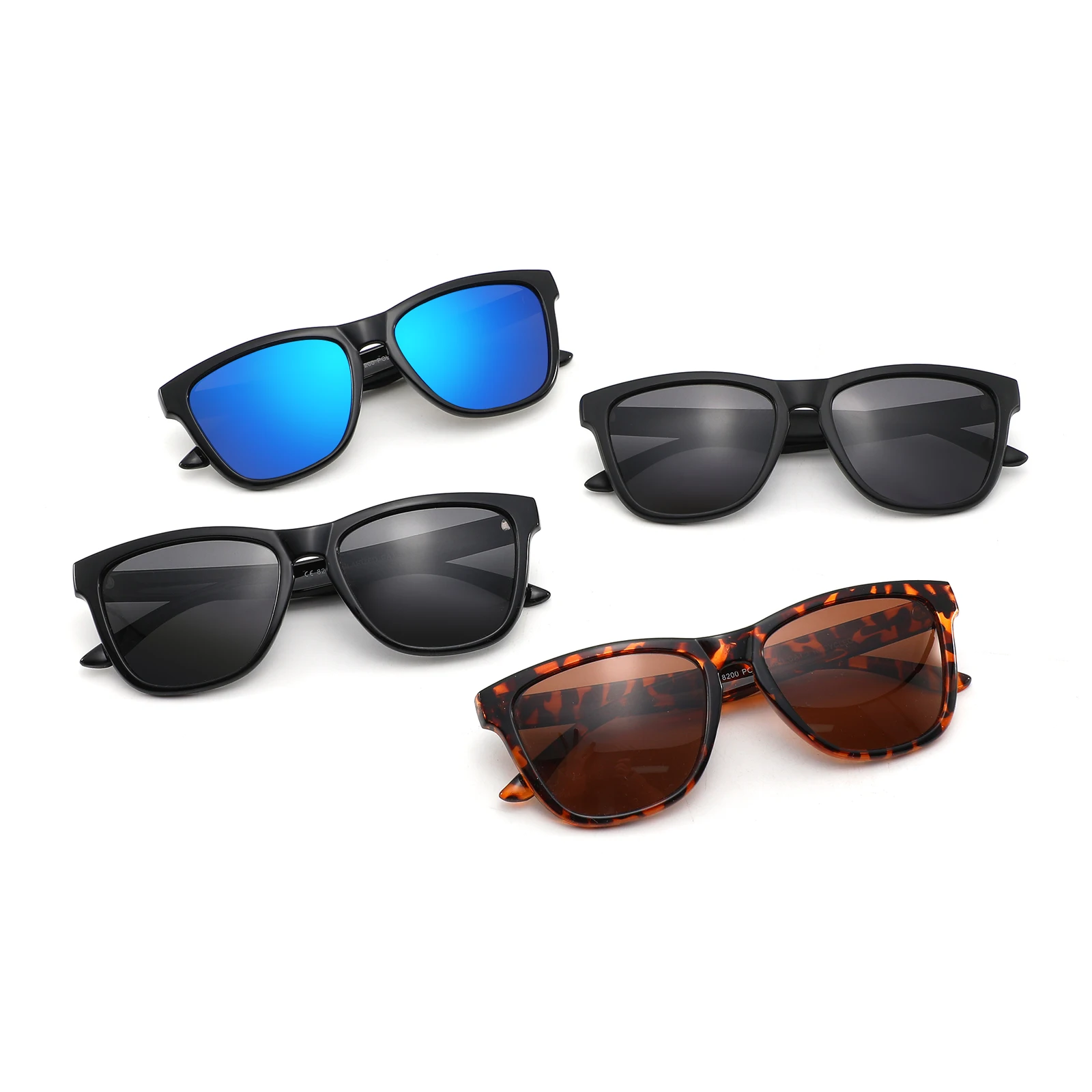 2022 High quality classic unisex comfortable sun glasses Polarized lens  recycled sunglasses