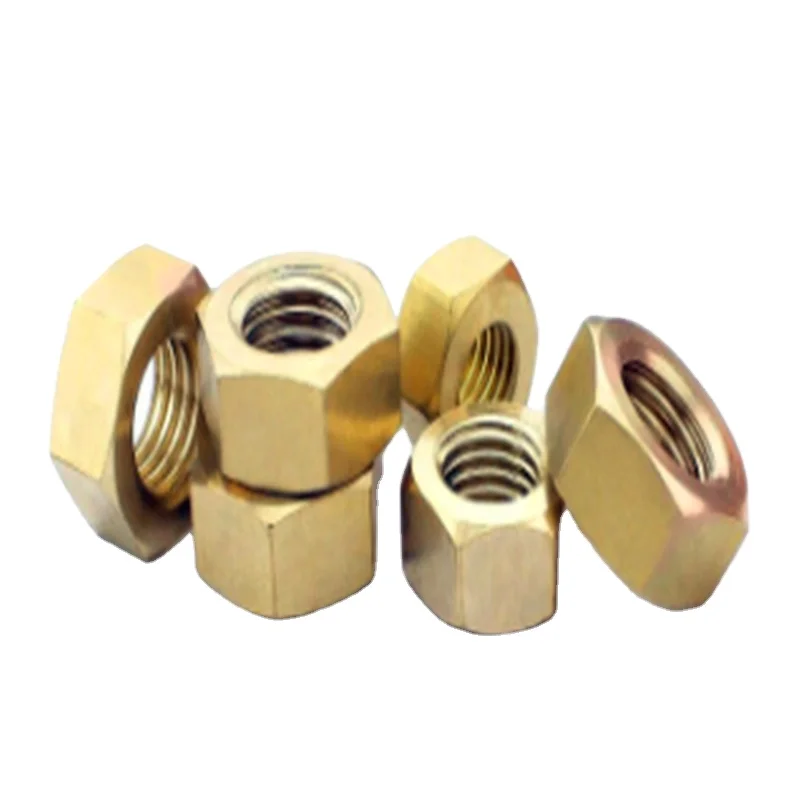 
Precision DIN934 M42 EN24034 Brass Hex Nuts 