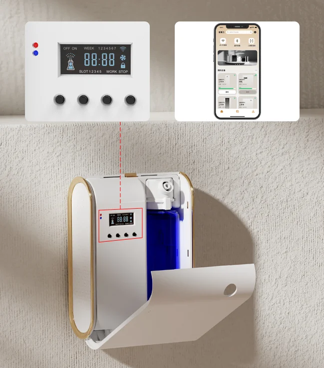 2025 Newest Small Mobile App Smart Home Aroma Diffuser Professional Diffuser Machine Aroma Device