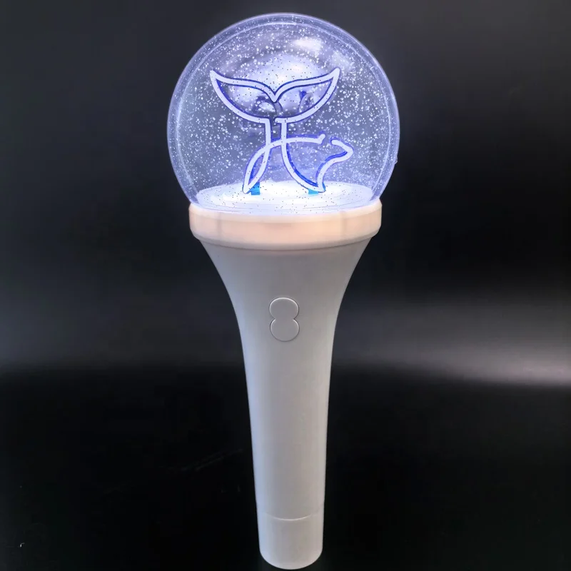 OEM Factory Customized Pattern LOGO Ball Led Stick Events Kpop Glowing Light Stick Concert