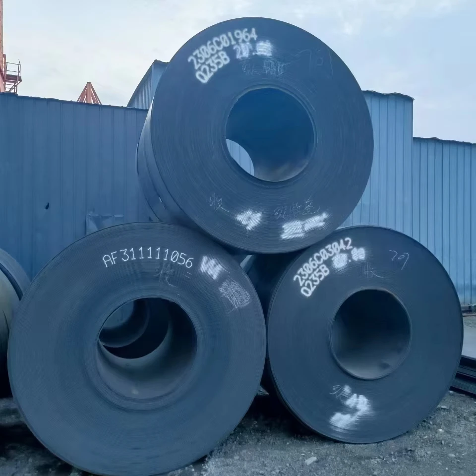 China manufacturer S235JR S355 Q235B Construction Building Bridge Mild HR Hot Rolled Steel Coils