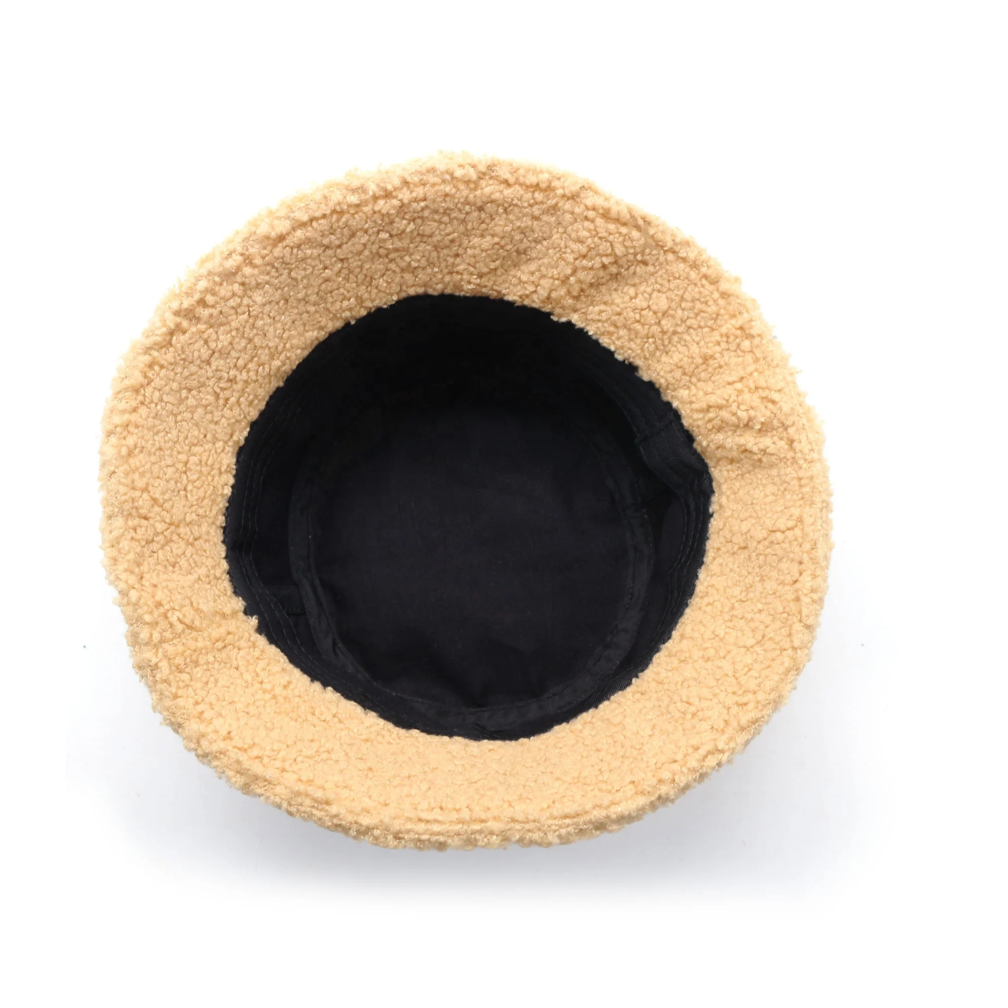 Wholesale alpaca wool warm winter bucket hat with custom  different style logos