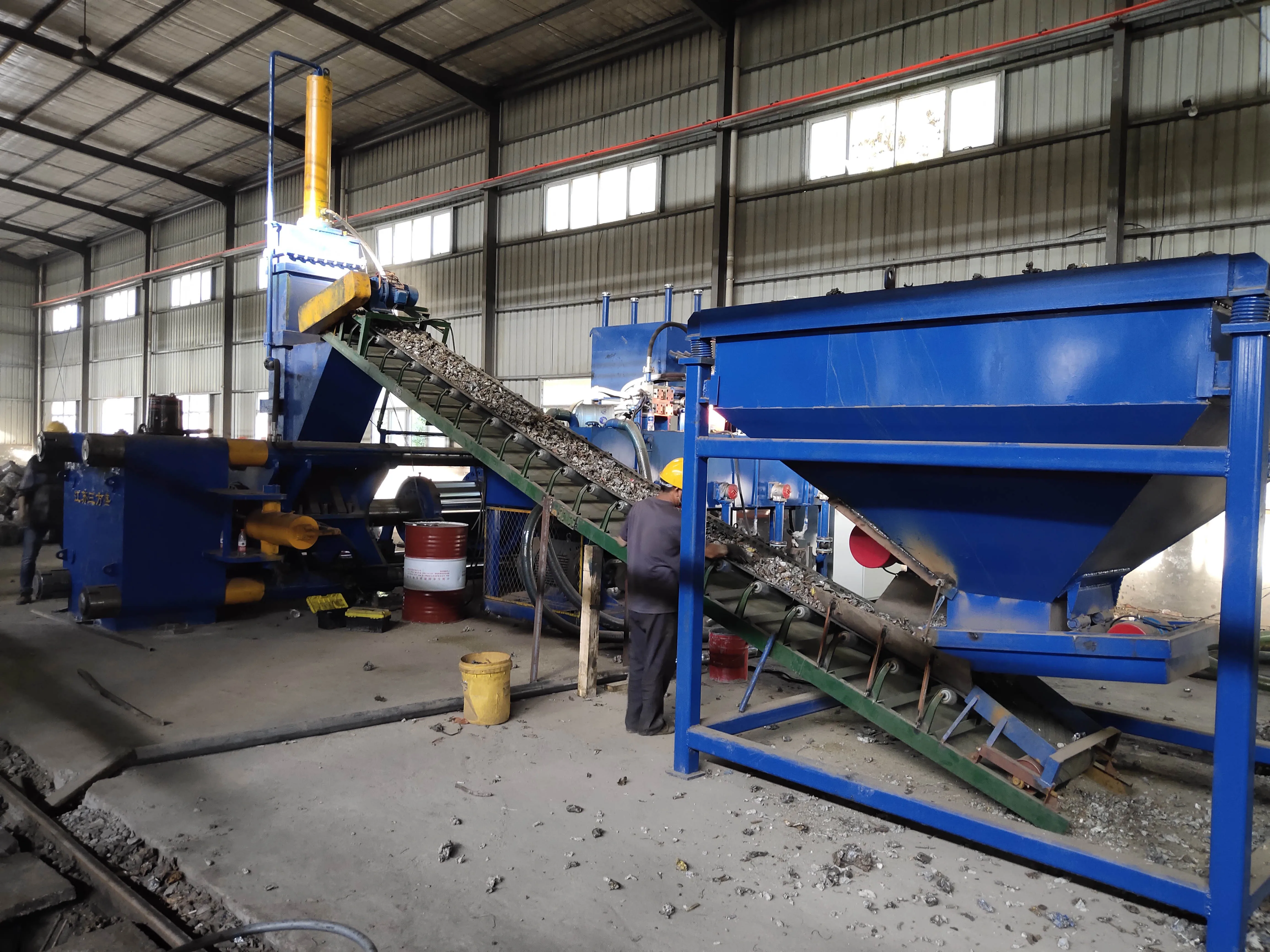 Y83-1250 Horizontal Automatic Hydraulic  Aluminum Steel Scrap Metal Briquette Press Machine