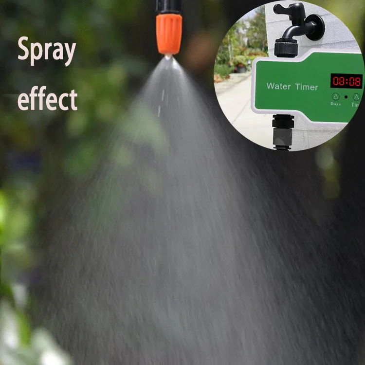 Automatic Irrigation Garden Watering Controller Water Electronic Digital Sprinkler Timer Space Waterproof Gifts Power Outdoor