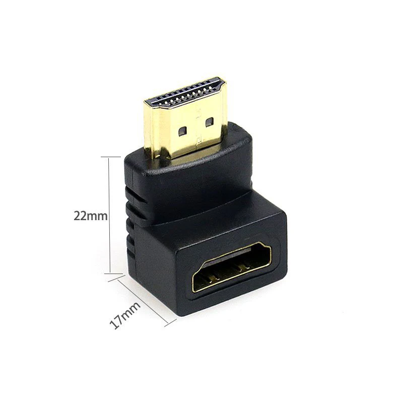 
Wholesale Hdmi Adapter Connector Male to Female 90 Degree right Angle 