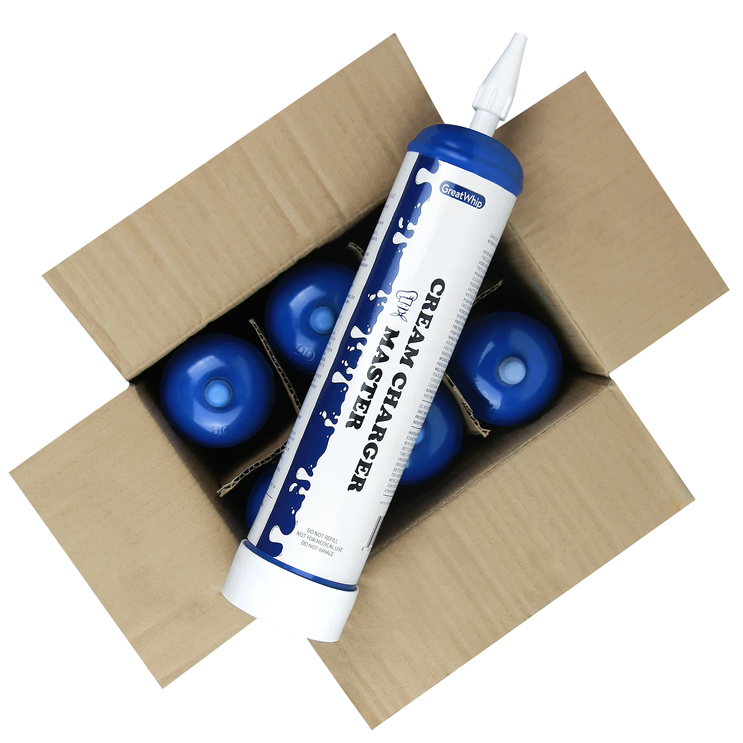 Greatwhip Food Grade 580G Cream Charger Whip Cartridge Nos Tank Whipped Cream Charger