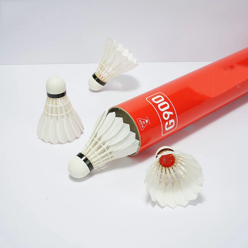 High Quality Goose Feather BWF Approved Shuttlecock G900 G800 G600 G700 speed 76 77