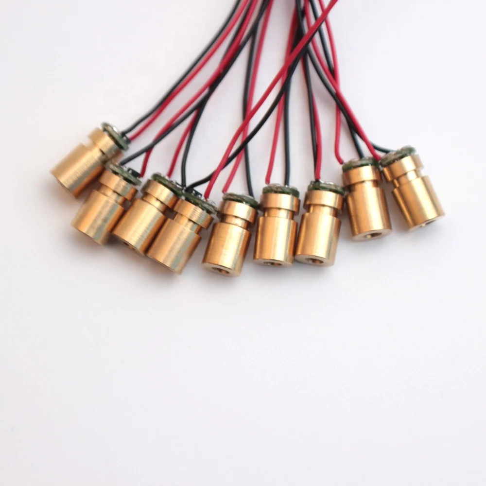 Mini size 6x12mm red 650nm dot 5mw laser module