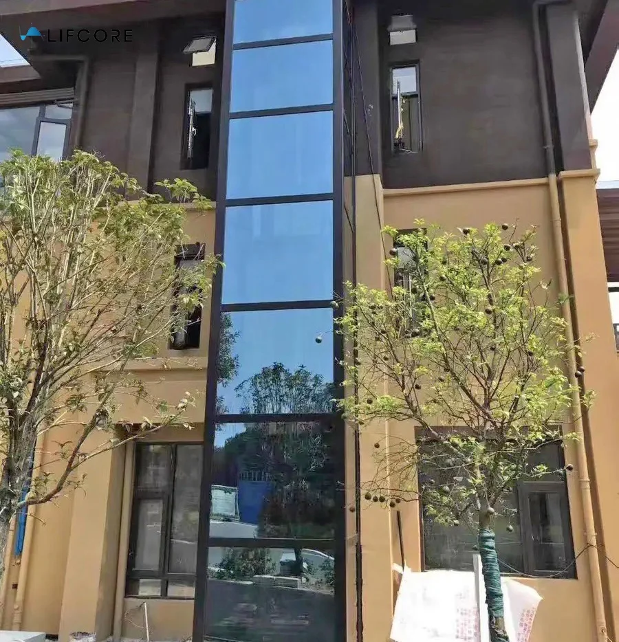 Low Maintenance 300kg 400kg Villa House Hold Residential Lift 2 Person Elevator Home Use