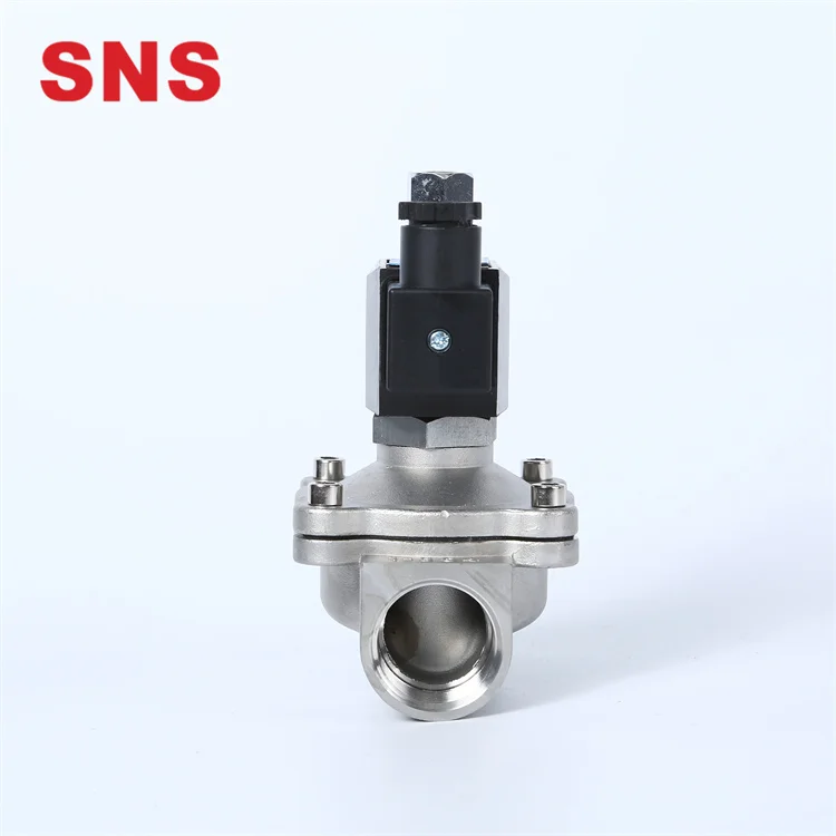 SNS 2WBK Stainless Steel Normally Opened Pneumatic Solenoid Control Valve