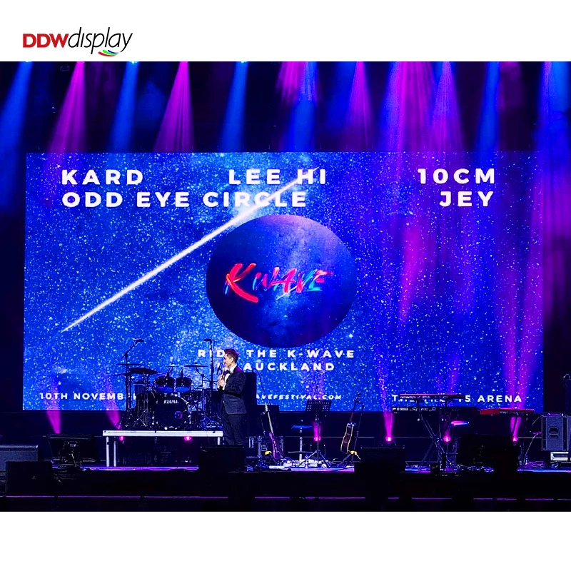 DDW smd p3.91 p1.56 P2.604 7680hz waterproof digital display advertising outdoor indoor panel system set led video wall