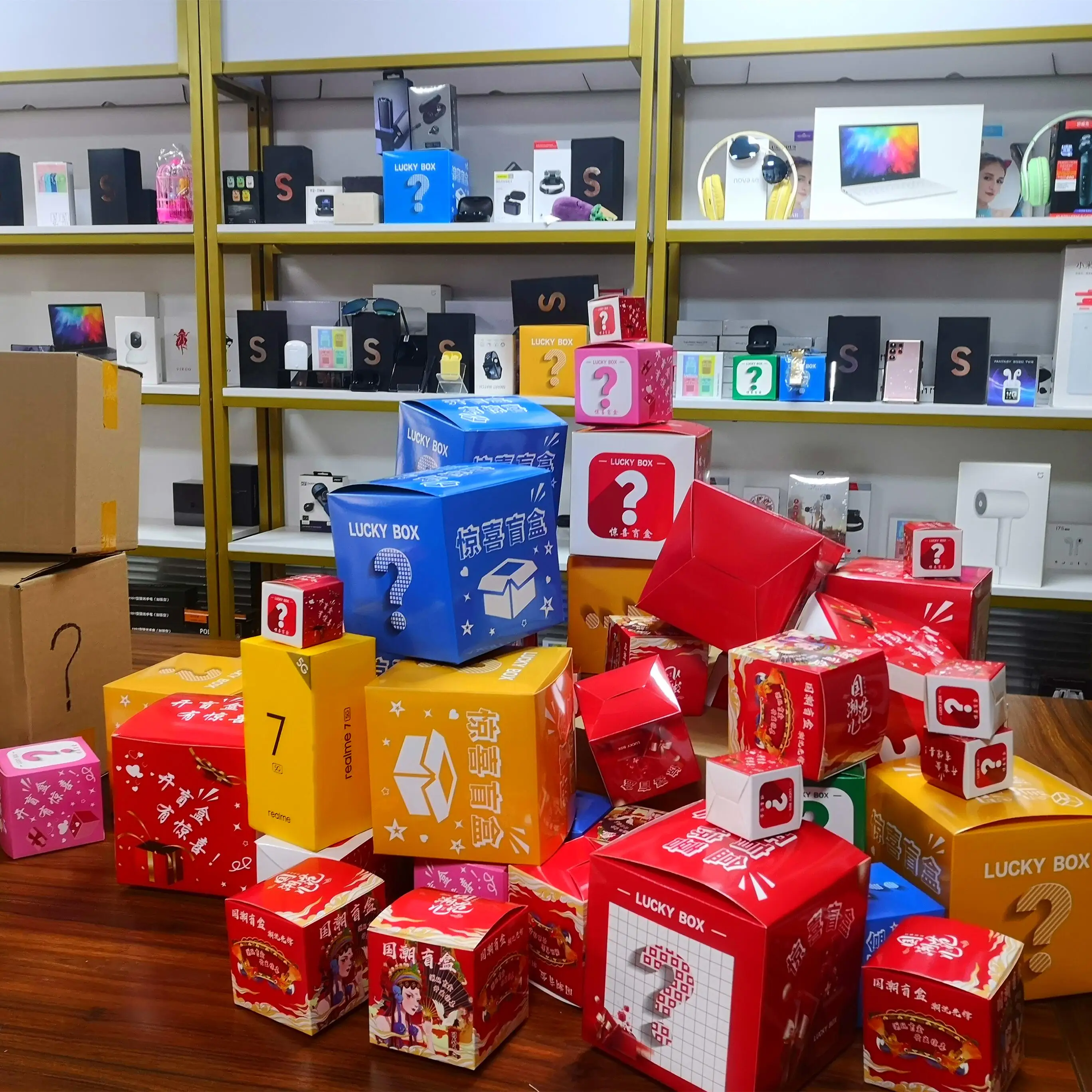 2023 Top Best Quality Tws Gaming Earphone Touch Control Wireless Headphones  may be opened in 3C lucky electronic box