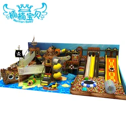 Nannan high quality pirate ship playground equipment for kids indoor toddler soft play set child adventure jungle gym park maze