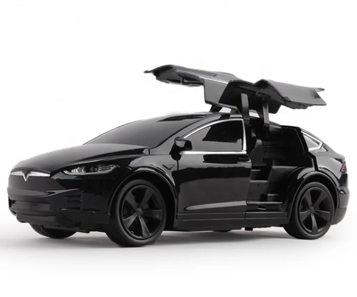 Tesla 1:24 игрушечный автомобиль с дистанционным управлением для детей радио хобби мощность батареи гонки открытая дверь Радиоуправляемый