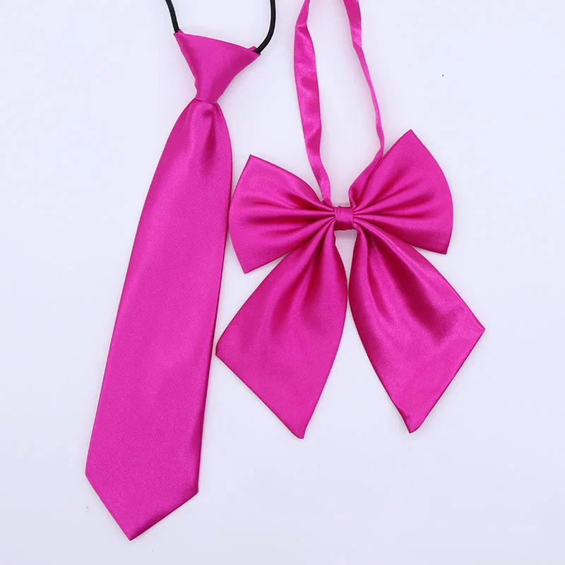 Solid color tie bow tie kindergarten primary school girls bow tie class uniform