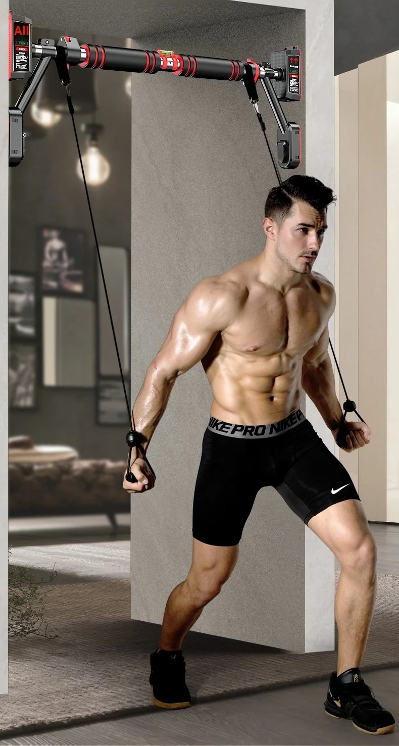 Pull Up Bar for Doorway Upgrade Strength Training Pull-Up Bars Horizontal Bar Safety Support