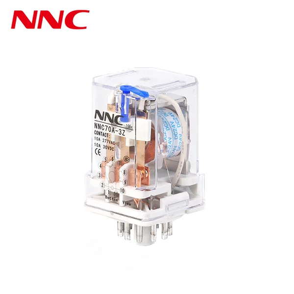 NNC70A-3Z(JQX-10F)  relay 12v earth fault time electronic flasher ethernet controller relay electrical pin