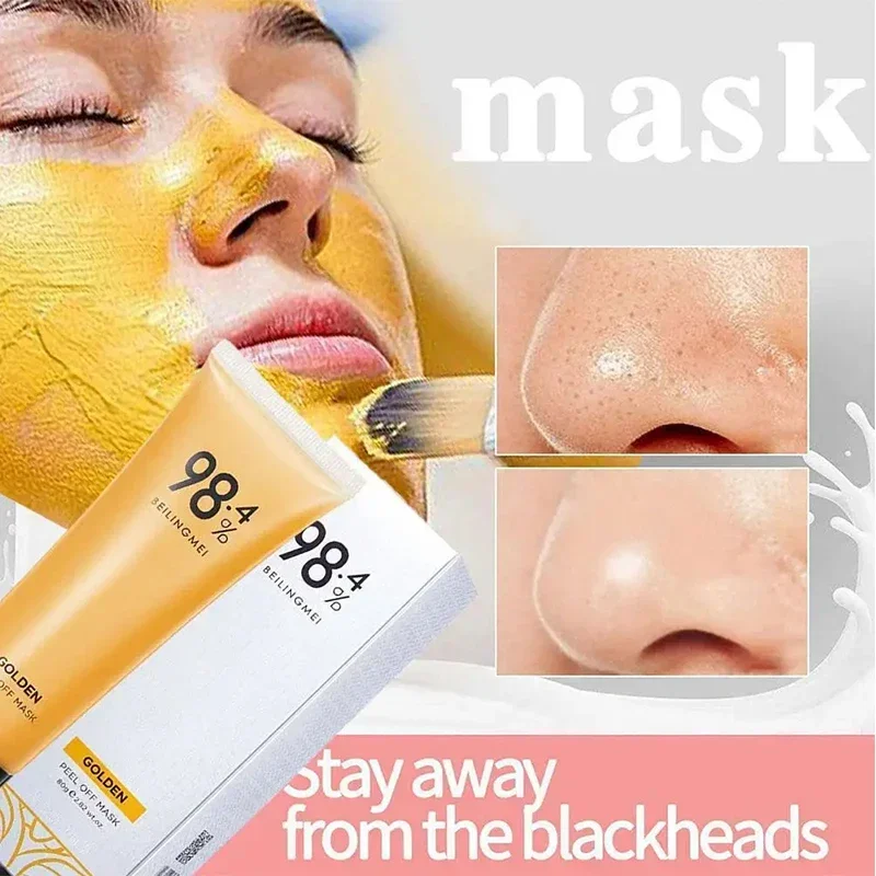 Private Label Anti Wrinkle and Moisturizing collagen peel off face mask 24k peel off gold facial mask