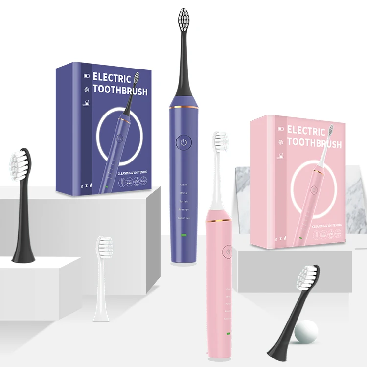 Mh V2 CE ROHS Tooth Brush Sonic Electric Toothbrush For Adult With 2 Pcs Toothbrush Head