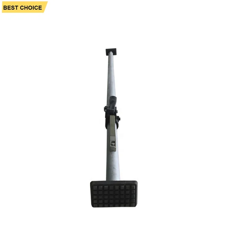 Truck and Container Aluminum 42mm Auto Part Hand Puller Cargo Bar Trailer Load Bar with Rubber Footing