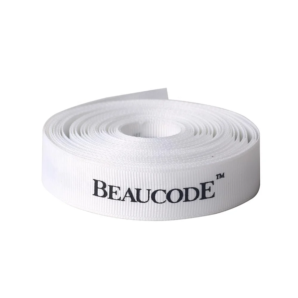 High quality grosgrain ribbon printed 25mm custom printed ribbon personalized customized print gift ribbon manufacturer