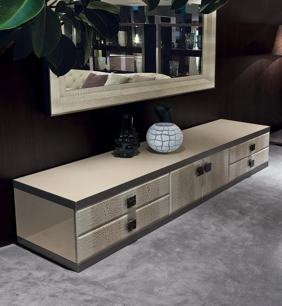 Nordic White High Gloss Sideboard Living Room Cabinets Luxus Wood Buffet Comodas Modern Bedroom Luxury Chest Of Drawers