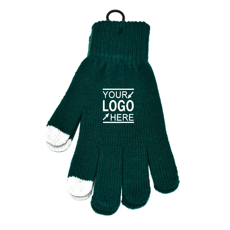 unisex black Custom Logo Cell Phone Smartphone Touch Gloves for Winter Tactile Texting Touchscreen Gloves Touch Screen Glove