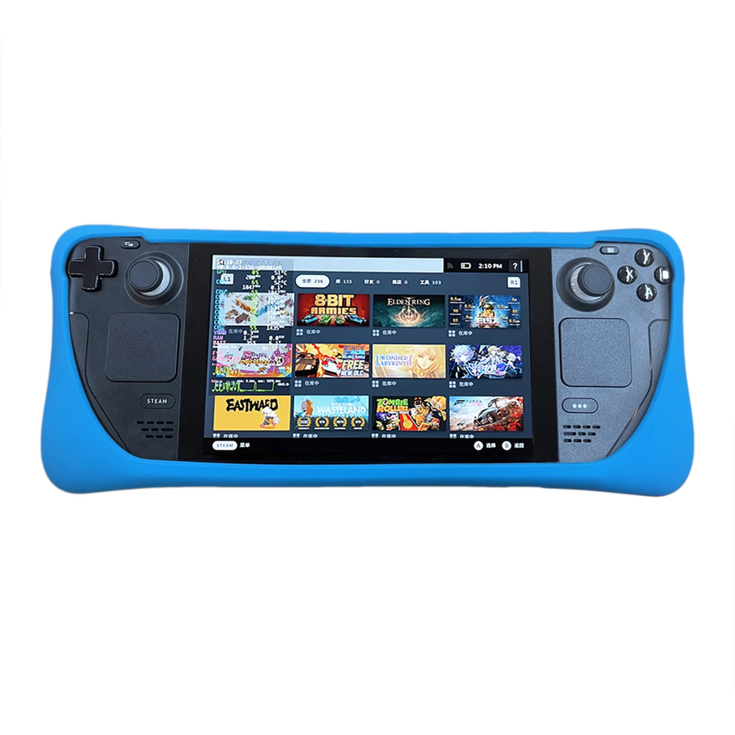 ThickenedPrecise Cutouts & Perfect Fits Anti-Collision and Shock Absorption Protective Case for Steam Deck