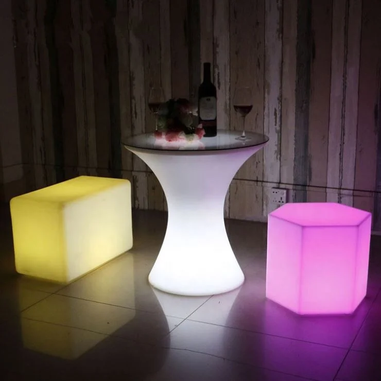 new designs recharge bar furniture tables and chairs for events rechargeable led high table bar stools