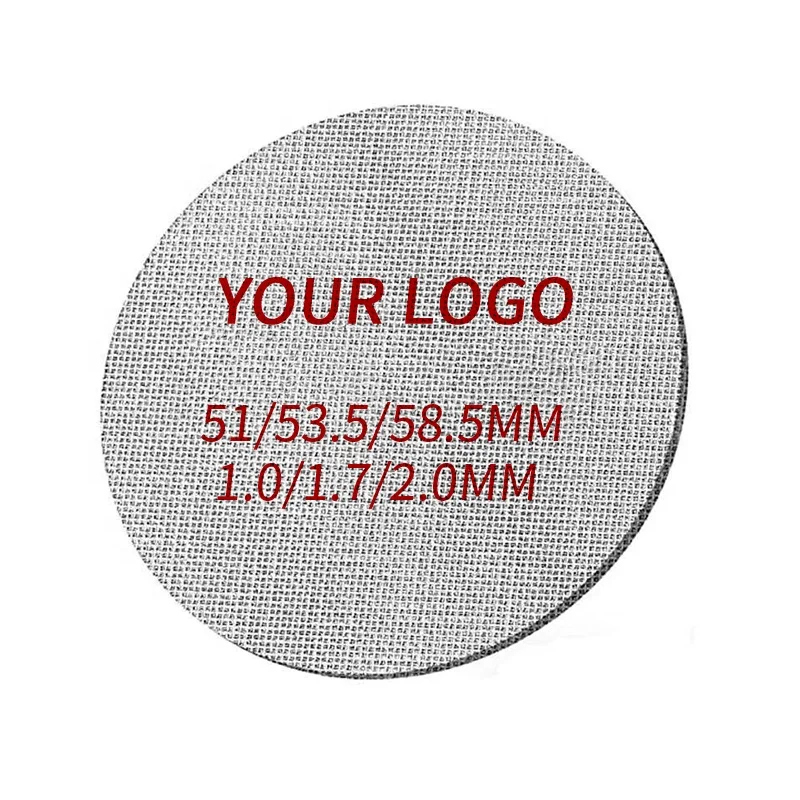 Аксессуары для эспрессо из нержавеющей стали моющийся нижний экран душа многоразовый фильтр контактного экрана сетчатая тарелка кофейной