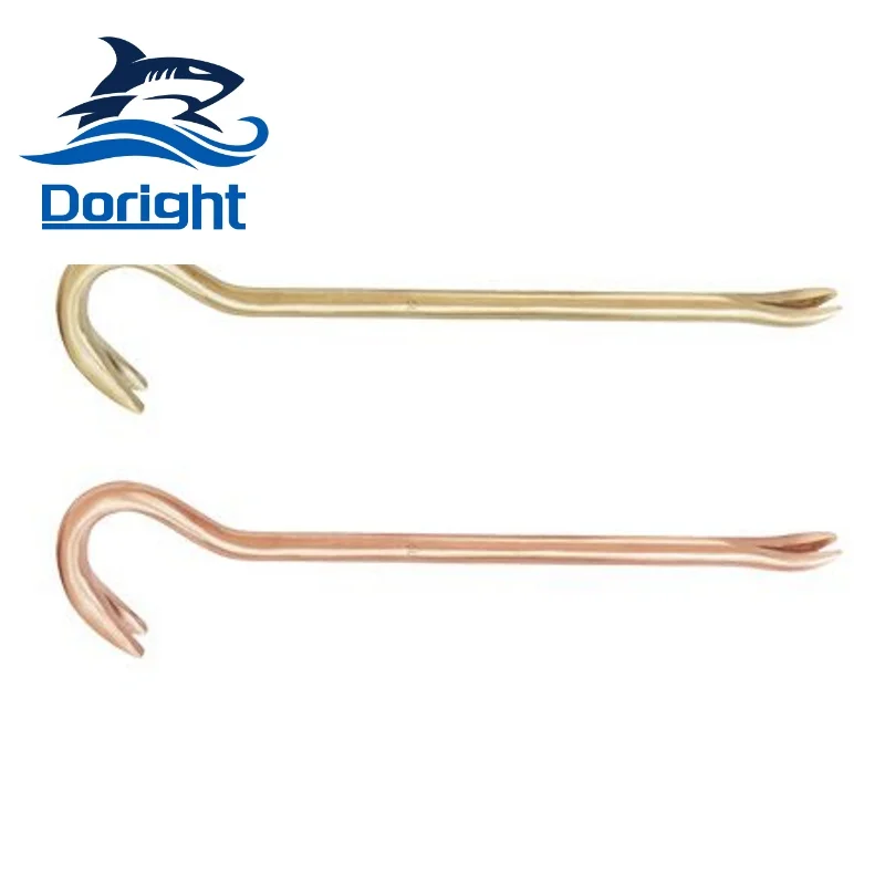 High quality hand tools non sparking non magnetic beryllium copper aluminium bronze wrecking demolition pry bar