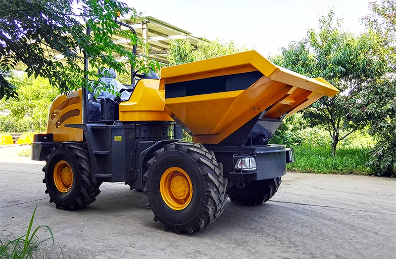 high lifting oil palm farm dumper