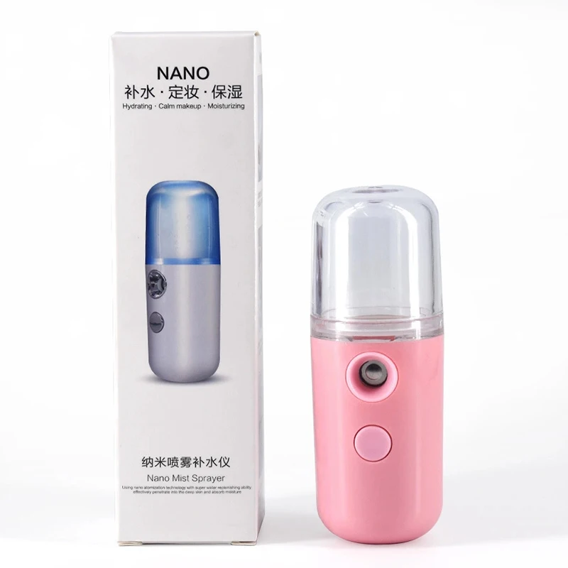 
OEM Beauty product cheap facial steamer portable face mini Facial Steamer private label water replenishment instrument 