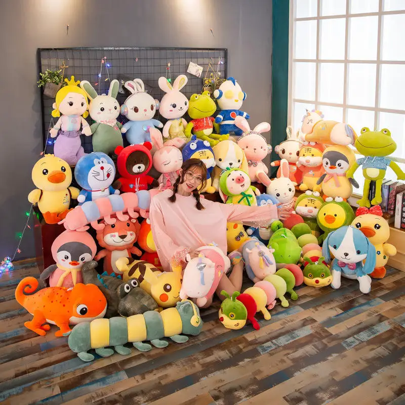 Фабрика 7 10 15 20 25 30 40 60 см торговый автомат Peluches машина для ловли плюшевых животных мягкие игрушки детей подарок