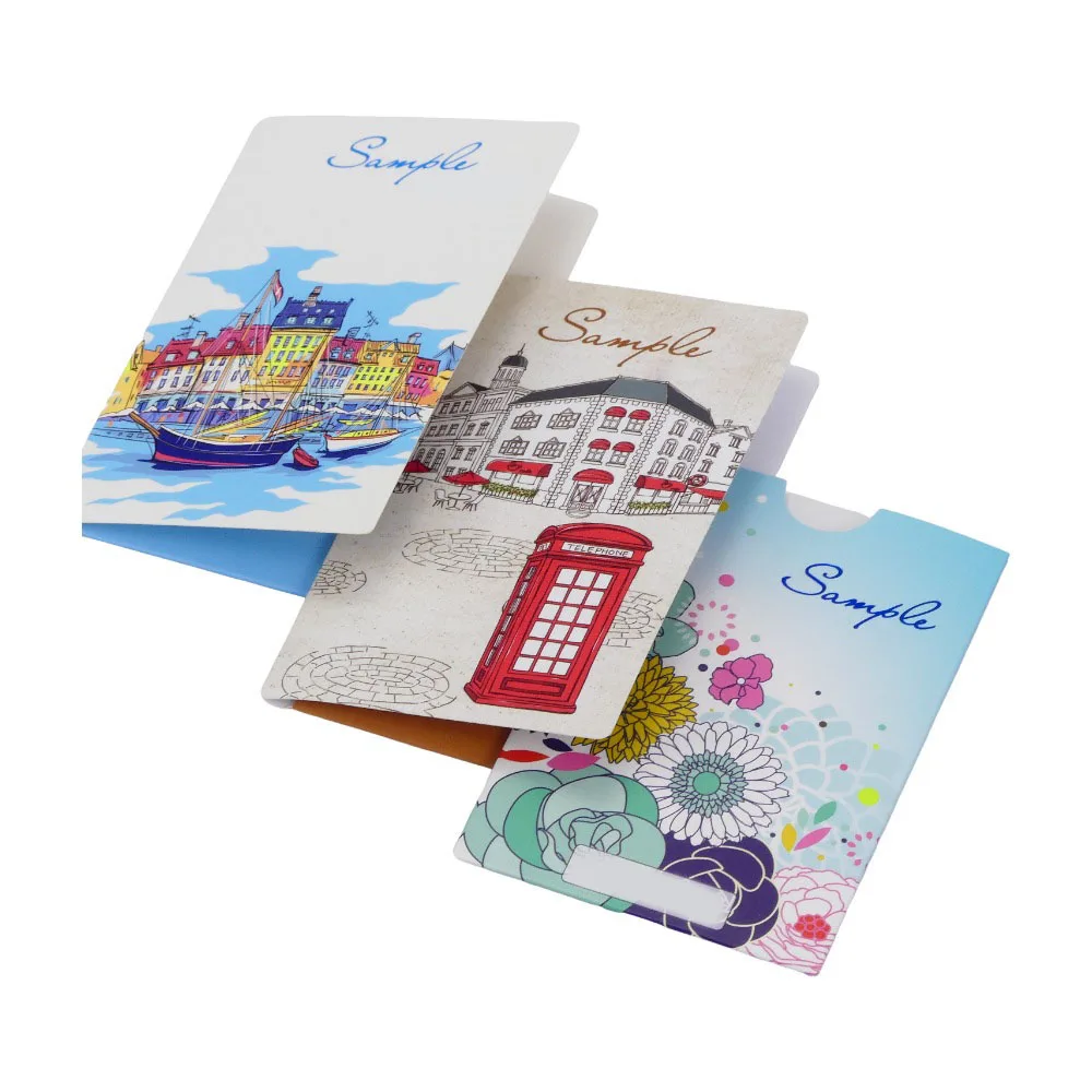 Creative Half-Fold Blessing Greeting Card Simple Fashion English Card Flowers Bouquet Hanging Card Message Postcard