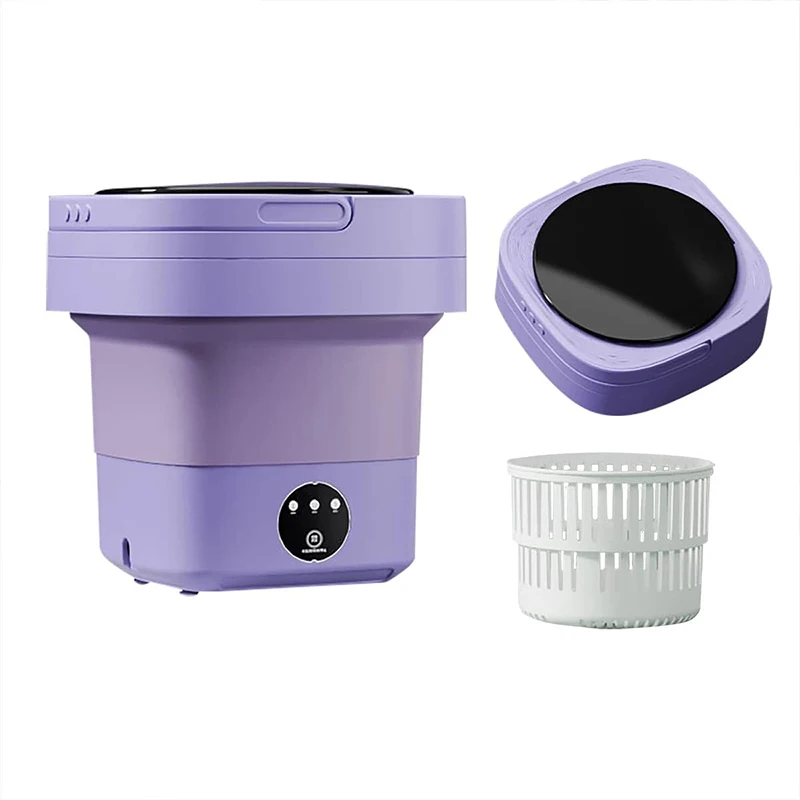 Small Portable Washing Machine Mini Washer Deep Cleaning Foldable Washing Machine