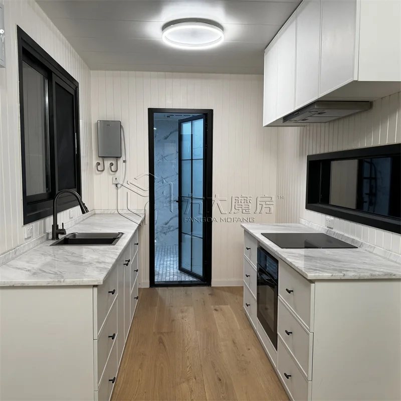 40ft granny flat Modified shipping container house prefabricated movable airbnb cabin container living