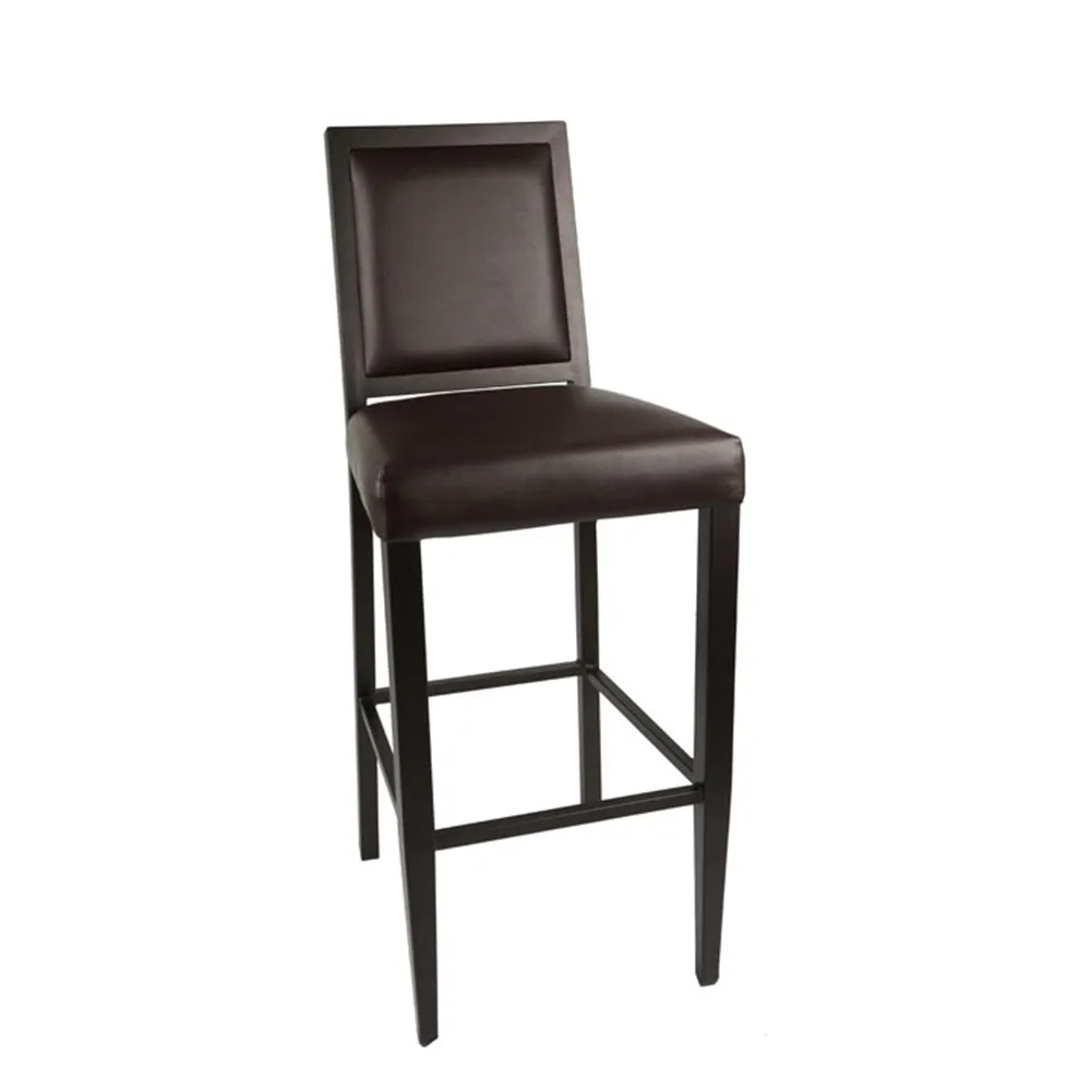 The front tube is 40*40*1.2mm tapered dining bar chair