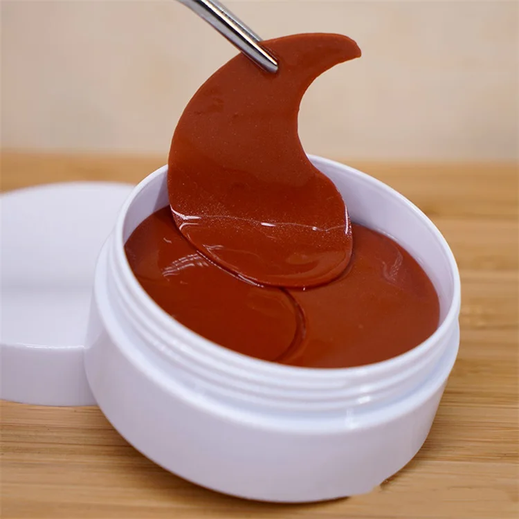 Custom Logo 24k Gold Collagen Hydrogel Under Eye Mask Sleeping Aloe Vera Eye Patch For Puffy Eyes