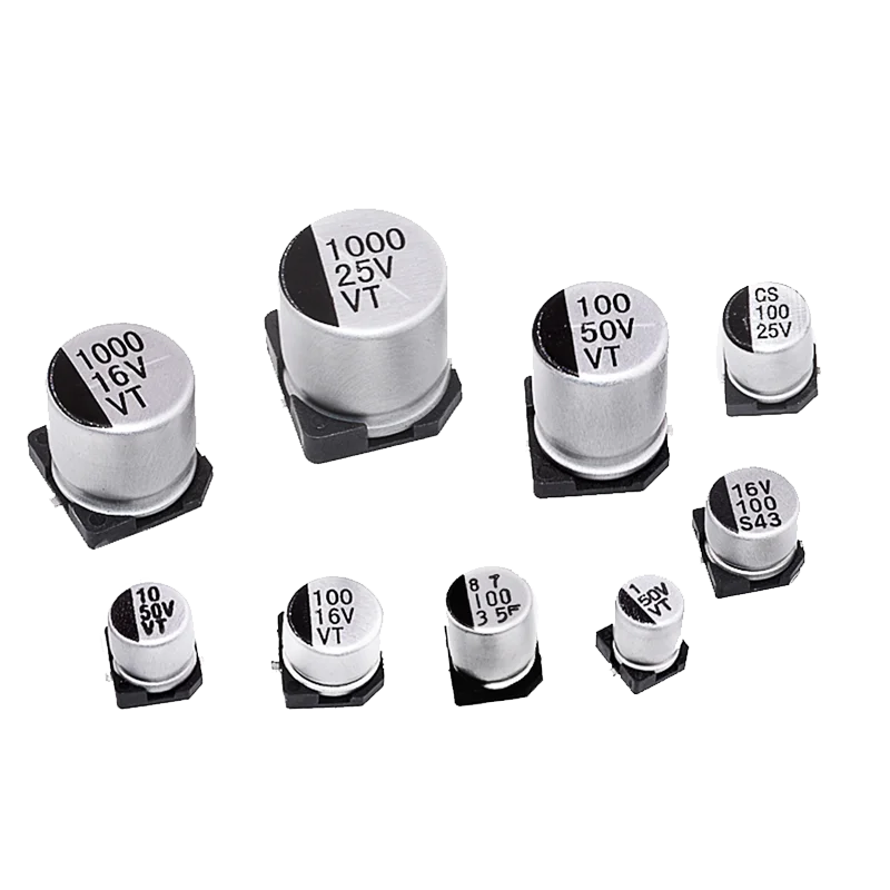  Inkson 10pcs SMD 10V 16V алюминиевая крышка 25В 35В с алюминиевой крышкой 50В 4 7 мкФ 10 22 47 100U 220 330 470 1000 алюминиевый электролитический