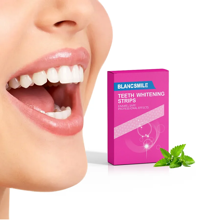 Full Certificated PAP Dental Teeth Whitening Strips Factory dissolving Residue Free Pain Tooth Strips